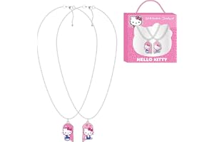 Hello Kitty halsband med delat hjärta hänge