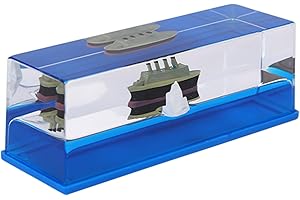 POMUROM Bouteille de Dérive de Liquide de Bateau de Croisière, Modèle Fluide de Bateau de Croisière Insubmersible en Acrylique, Jouet de Bateau de Croisière Flottant pour Décoration de Voiture Maison Cadeau