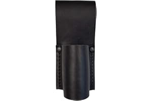 VlaMiTex Porta Attrezzi Passante in Pelle per Martello Ascia Porta Falce Custodia per Torcia elttrica e manganelli Ø 30 mm e Ø 40 mm