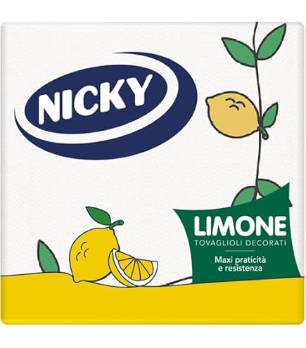 Nicky Servi.Maxi Limon 2 Capas (Confezione da 5