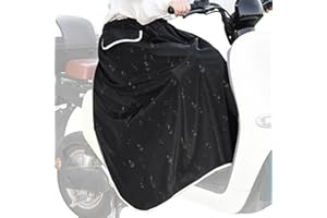 PORFOYO Coprigambe per scooter, protezione gambe per scooter, protezione gambe per scooter, copertura antivento con grandi tasche e strisce riflettenti, protezione dall'umidità per scooter, impermeabile e