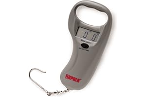 Rapala - Sportsman Digital Scale - Fishing accessories for weighing fish - Maximum weight 25 km - Easy to read display - Display kg and lb - Long life - Stainless steel hooks