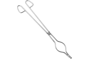 QWORK® Pince à creuset en acier inoxydable 40cm pour laboratoire, industrie