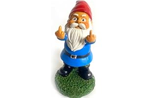 HOTANJI Garden Gnomes Funny Garden Ornaments Outdoor - Rude Garden Gnomes Middle Finger Gifts - Gnomes Garden's Ornaments Outdoor or Indoor