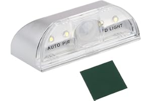 Solryn Keyhole Light for Motion Sensor Lights, PIR Infrared Front Door Sensor Light with 4 LED Bulbs, Led Door Light for Hallway/Closet/Drawer/Wall Cabinet/Stairway/Keyhole