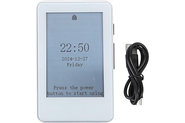 EIMSOAH Elektrisk Bokläsare, Bärbar 2,7 Tum Bläck Skärm Bärbar Elektrisk Läsare, MP3 -spelare, för Resor, Utomhus, Hem