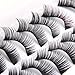 10 Pairs False Eyelashes Black Thick Long for Pro Eye Make-Up