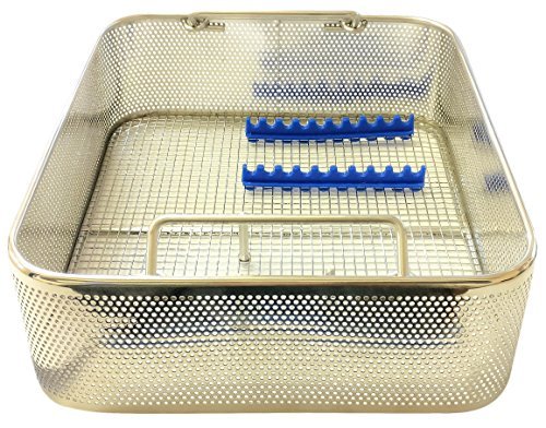 Preisvergleich Produktbild Sterilisation Tablett Grillmatte Tablett Silikon & Schrauben angepasst verstellbar Instrument Tablett - LARGE 30 x 25 x 8.5 cm