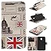 Price comparison product image SmartLegend Faux Leather Wallet Case for Samsung Galaxy J3 2017 (EU Version), Samsung J3 2017 Flip Case, London Printing Folio Holster with Soft Silicone Inner Back Cover for Galaxy J3 2017, Book Style PU Full Body Protection with Card Slots Stand Function Magnetic SmartPhone Protective Skin Cover for Samsung Galaxy J3 2017 J330 (EU Version)