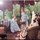 Rikki Knight James Tissot unübertroffene Design Art Keramik Fliesen, 4 von 4-Zoll