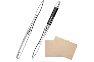 LONGHAO 2 Pcs,Letter Opener Aus Metall,Metall BrieföFfner,Edel Letter Opener,BrieföFfner FüR Desktop,BüRogeschenke, Tragbarer KartonöFfner,Zum Schneiden Von UmschläGen Und öFfnen Von Paketen