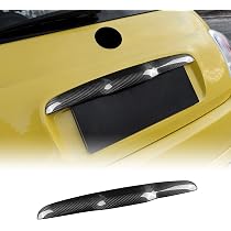Kit 6 Coperture Per Montanti A-B In Stile Carbonio Per Fiat 500 2008-2023 E Abarth 595 2012-2023 – Adesivo Nero, Facile Installazione