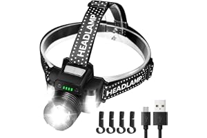 Darkbeam LED-pannlampa med 2000 lumen, uppladdningsbar, USB, superljus