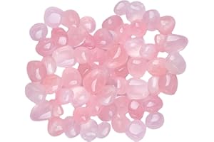IJHYGD Cuarzo Rosa Piedras Naturales Cuarzo Rosa Piedras Naturales Cuarzo Rosa Piedra Natural Piedra Piedras Naturales Cuarzo Rosa Cristales Curativos A Granel Piedras Preciosas （200g）