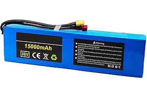 BDBLFLTZ 10S3P 36V 15Ah Batteria agli ioni di Litio, Batteria agli ioni di Litio, costruito in 15a BMS, con e Caricabatterie, per 100W-500W Scooter Elettrico Ebike Bicicletta T