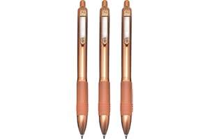 ZEBRA PEN Zebra - Z-Grip Smooth Retractable Ballpoint Pen - 1.0mm - Rose Gold Barrel - Black Ink - Pack of 3