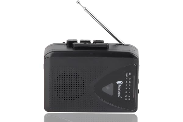 Enregistreurs de Cassettes Portables, Radio FM AM Tape Player avec Haut-parleurs Intégrés, Prise Jack 3,5 Mm, Enregistreur de Lecteur de Cassette Audio pour L'extérieur