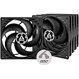 ARCTIC P14 PWM PST (5 Pièces) - 140 mm, Ventilateur Boitier Silencieux, Pression Statique Élevée, Fonction de Partage PST, 20