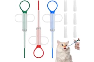 YUEJIESELECTED 3 dispensadores de pastillas para gatos, pastillas para gatos, gatos, gatos, pastillas, para ayudar a aliviar el dolor, ayuda para tragar, recuperar sanos