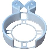 TP-Link Deco X10 X20 X50 X55 X60 Uyumlu Duvar Standı - Beyaz Askı Aparatı (Vida ve D&uuml;bel Dahil)