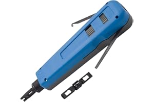 HUAWELL Punch Down Tool with 66, 110 and Krone Blades Multifunción, Universal, Network Wire Cat6/Cat5e/RJ11/12