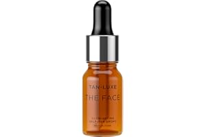 TAN-LUXE Tan Luxe THE Face krople samoopalające, ciemne, krople do pielęgnacji skóry do indywidualnego opalania twarzy, nie testowane na zwierzętach i wegańskie, 10 ml
