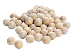 ‎MOINKERIN moinkerin 50 Stücke Mottenschutz Mottenabwehr Mottenkugeln aus Zedernholz Geruchskugeln Mottenstop für Kleiderschrank gegen Motten