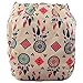 iZiv(TM) Newborn Organic Infant Waterproof/Adjustable/Reusable/Washable Pocket Cloth Diaper Fit Babies 0-3 Years(Indian)