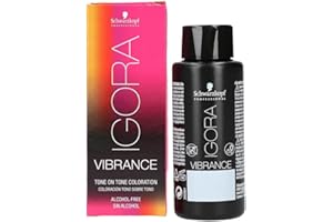 Schwarzkopf Igora Vibrance Color de Cabello Tono sobre Tono, No 7-55 Rubio Medio Dorado Extra - 60 ml