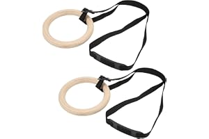 Gymnastikringar, Gymnastikringar för Pull Up Bar Calisthenics Ringar med Justerbara Spännband 330lbs Kapacitet Pull Up Tränin