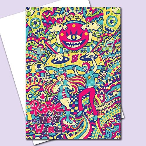 Rave Greeting Card/Birthday Card/Blank Card