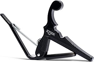 Kyser Quick-Change Capo for banjos, ukuleles and mandolins, Black, KBMB