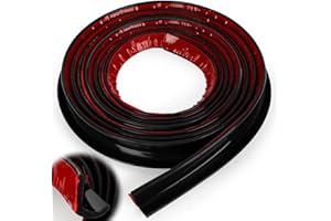 Peelanmall J-förmige RV Regenrinne, J Shape RV-Regenrinne, Gummi-Tropfleiste, PVC-Regenstreifen, Gummi-Tropfschiene, Dach-Regenumleitungsstreifen für LKW, Wohnmobil, Boot, Van, Tür (5m, Schwarz)…