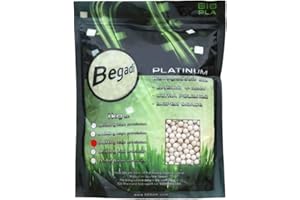 3.600 BEGADI Platinum Grade Bio Airsoft BBS, mehrfach poliert & speziell gehärtet 6mm, 0,28g -hell-