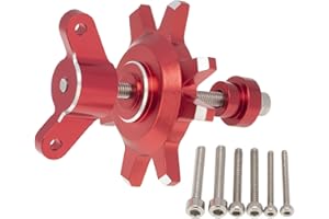 KEEDA Tyres Wheels Assembly Disassembly Tool for 1/10 RC Crawler Car 1.9 inch 2.2 inch Beadlock Tire Installation Removal (Red)