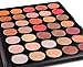 VONISA Eyeshadow Palette 35 Waterproof Makeup Nature Glow Eye Shadows Kits Professional Make Up Shimmer Eye Shadow Pallets with Eyes Makeup Brushes Set Beauty Cosmetics