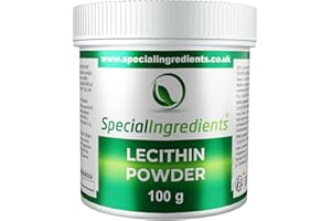 ‎SPECIAL INGREDIENTS LECITHIN-PULVER 100g HÖCHSTER QUALITÄT GVO-FREI (DEUTSCHE ETIKETTEN UND ANLEITUNGEN)