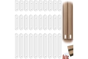 BOLOEST 30pcs Curtain Lead Weights Baking Coating Metal Curtain Tablecloth Weights, Rustproof Bottom Drapery Weights for Curtains,Flags,Tablecloth