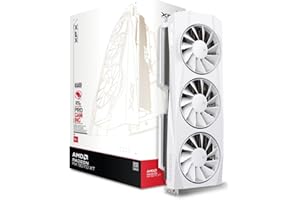 XFX Quicksilver AMD Radeon RX 9070XT White Gaming Edition avec 16 Go GDDR6 HDMI 3xDP, AMD RDNA™ 4 (RX-97TQICKW9)