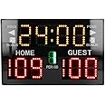 11 Digits LED Electronic Scoreboard, Electronic Scoreboard with Remote and Timer, Score Keeper for Cornhole, Basketball, PingPong, Baseball, Tennis, Volleyball Indoor Outdoor