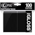 Ultra Pro E-15601 Eclipse Gloss Standard Sleeves (100 Pack) -Jet Black