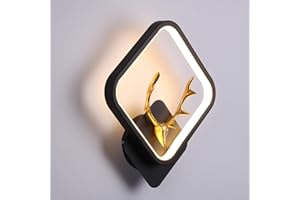 TWSXTE LED Applique Murale lumiere de chevet 16W Applique Murale Intérieure Chambre éclairage Pour Salon Salle de Bain Couloir Escalier interieur Moderne Spot Blanc Chaud Blanc Froid 3000K 6000K