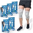 AccuSure Boombo Yarn Knee Brace Compression Sleeve- Best Support for Arthritis, ACL, Gym, Running, Basketball, Meniscus Tear, Sports, Joint Pain Relief, Injury Recovery For Men, Women¦ Pack of 5 Pair