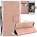 Price comparison product image iPhone 7 Plus Wallet Case, Zxk Co iPhone 8 Plus Flip Case with Magnetic Closure, Mandala PU Leather Flip Case Cover with Card Slots & Stand for iPhone 7 Plus iPhone 8 Plus 5.5" 360 Degree Protection Hoster (Rose Gold)