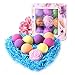 Produktbild Badebomben Geschenk Set - Bestope 8 Luxus Bubble Fizzies Spa Bombs ,mit Rosa Seife, natürliche ätherische Öle Bath Balls für Valentinstag, Weihnachten, Geburtstagsgeschenk