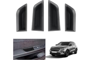 GAFAT Compatible with Renault Austral/Espace VI 2023 2024 2025 Storage Box, Austral E-Tech Hybrid 2024 Centre Console Shelves Organiser Tray for Door Buckle [Front & Rear Door 4 Pcs]