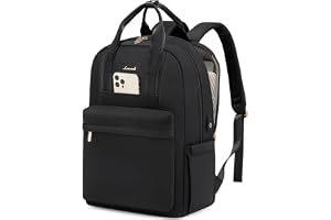 LOVEVOOK Ryggsäck dam, laptop skolryggsäck, tonåring, flicka med laptopfack, vattentät, dagväskor, reseryggsäck, elegant arbe