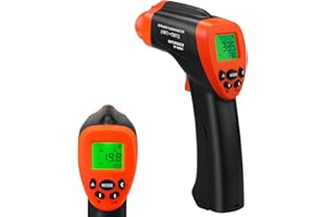 WAPORICH Infrared Thermometer, Handheld Heat Temperature Gun for Cooking -50℃ to 700℃(-58 to1292℉) for Kitchen Pizza Oven, Grill & Engine -RQ-980G-NOT for Human
