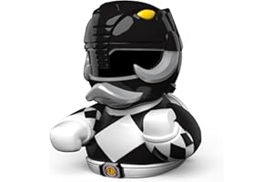 TUBBZ First Edition Black Ranger Collectible Vinyl Rubber Duck Figure - Official Power Rangers Merchandise - Kids TV, Movies & Video Games