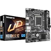 GIGABYTE H610M K V2 Anakart &ndash; Intel Core 14. Nesil CPU'lar, 5600 MHz'e kadar DDR5, 1xPCIe 3.0 M.2, 1GbE LAN, USB 3.2 Gen 1